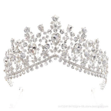 Princess Crystal Tiaras and Crowns Headband Kid Girls Love Bridal Prom Crown Wedding Party Accessories Hair Jewelry